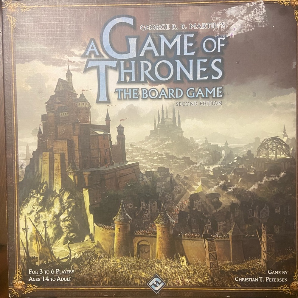 Game of thrones board game second edition